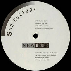 New Order: Sub-Culture (Maxi-Single 1985)