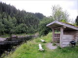 Der Campingplatz von Rønningen liegt an der Orkla und ist einer der schönsten, die ich kenne.