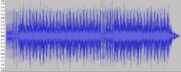 Aussteuerung des Titels Tour de France, 7" Edit 1983, Vinyl Rip, maximiert.