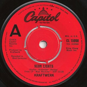 Neon Lights 7" UK – 1978