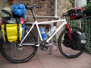 Erster Einsatz als Reiserad