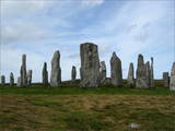...Callanish I. Das ist der Hauptkreis der"Standing Stones of Callanish".