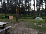 Auch auf dem Big Pine Campground habe ich wieder ein riesiges Areal ganz für mich allein.