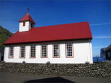 Die Kirche von Tjørnuvík.